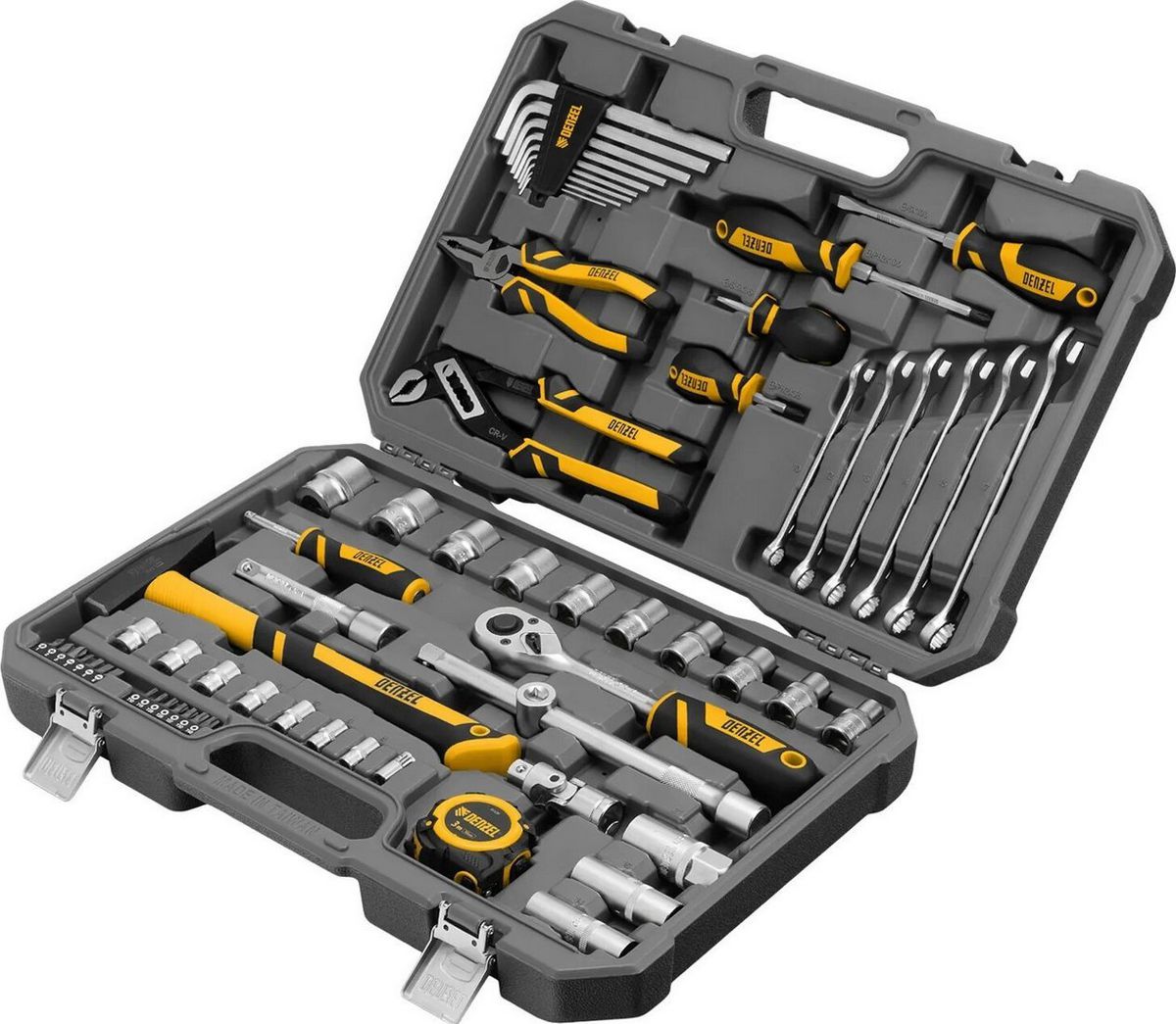 Набор домашнего мастера Denzel 15801 (64 предмета)