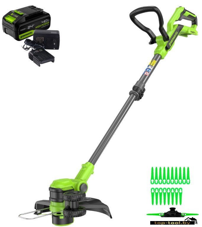 Триммер Greenworks G24LT301K4 2113207UB (с 1-им АКБ)